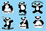 Grading Stamp, Pandas