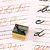 Cursive Alphabet Directional Rubber Stamps, Upper Case