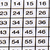 Math Chart Stamp, 1-100