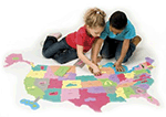 Giant Wonderfoam U.S. Puzzle Map