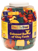 Colossal Barrel Of Clay Tools