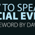 How to Speak At Special Events