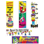 Reading Motivators Mini Bulletin Board Set