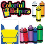 Colorful Helpers Mini Bulletin Board Set