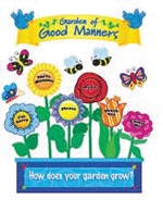 Garden Of Good Manners Mini Bulletin Board Set