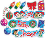 Happy Holidays Mini Bulletin Board Set