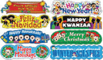 Winter Celebration Mini Bulletin Board Set