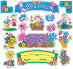 Spring Medley Mini Bulletin Board Set