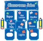 Denim Job Pockets Mini Bulletin Board Set