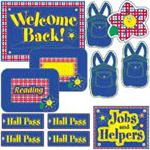 Back-To-School Denim Bulletin Board Set