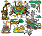 Were WILD About... Bulletin Board Set