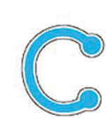Dot-to-Dot Uppercase Blue Letters