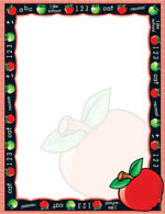 Apple Chalkboard Computer Paper