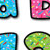 4 inch Sprinkle Designer Letters
