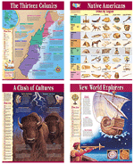 United States History Charts - 4 Chart Pack 1