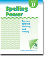 Spelling Power: Focus On Spelling, Meaning, Writing Level D Student Book Single