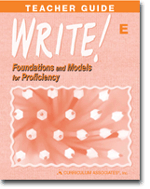 Write Teacher Guides Book E