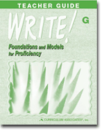Write Teacher Guides Book G