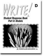 Write Student Response Book Models Book D Single