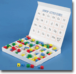 Unifix Letter Cubes Sorting Box