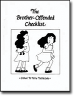 Brother Offended Checklist