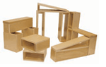 18pc Hollow Wooden Block Set