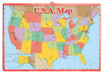 3-D U.S.A. Map