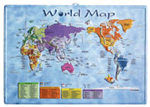 3-D World Map