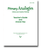 Primary Analogies 3 - Teachers Guide