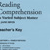 Reading Comprehension 3 - Answer Key