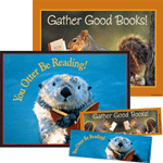 Animal Readers Bulletin Board Set w/ Bookmarks