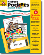 History Pockets, Grades 4-6, Ancient Greece