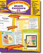 Take It to Your Seat Math Centers, Grades 3-4