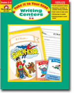 Take It to Your Seat Writing Centers, Grades 3-4