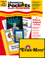 Literature Pockets, Intermediate, Greek and Roman Myths, Grades 4-6