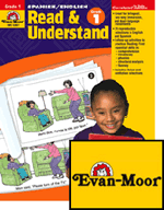Spanish English Read and Understand, Grade 1