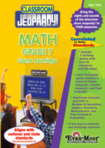 Classroom Jeopardy Preprogrammed Game Cartridge - Practicing Math Skills Grade 7