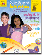 Daily Summer Activities, Moving from first to second grade