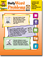 Daily Word Problems, Grade 4