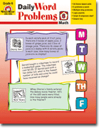 Daily Word Problems, Grade 6
