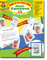Math Centers-Take it to Your Seat, Grade 4-6