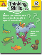 Thinking Skills Grades 3-4, Book + CD-ROM