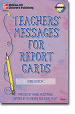 Teachers Messages for Report Cards, Third Edition