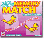 Memory Match Game: Colors and Shapes