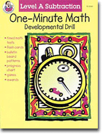 One-Minute Math Drills: Subtraction - Minuends 0 to 10
