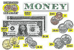 Bulletin Board Math Set: Big Money
