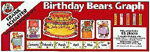 Bulletin Board Calendar Set: Birthday Bears Graph