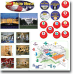 The White House Bulletin Board Set