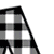 Black 4 Inch Gingham Letters