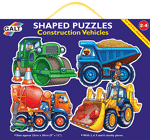 Galt Construction Vehicles Shaped Puzzles
